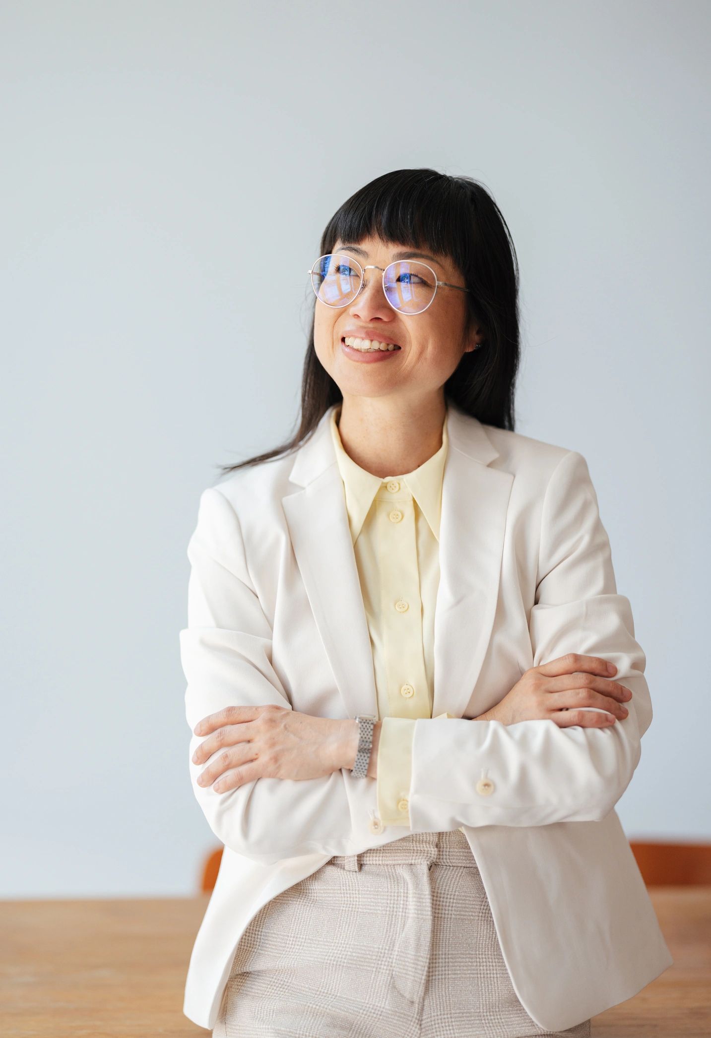 Professional coach portrait in a modern office